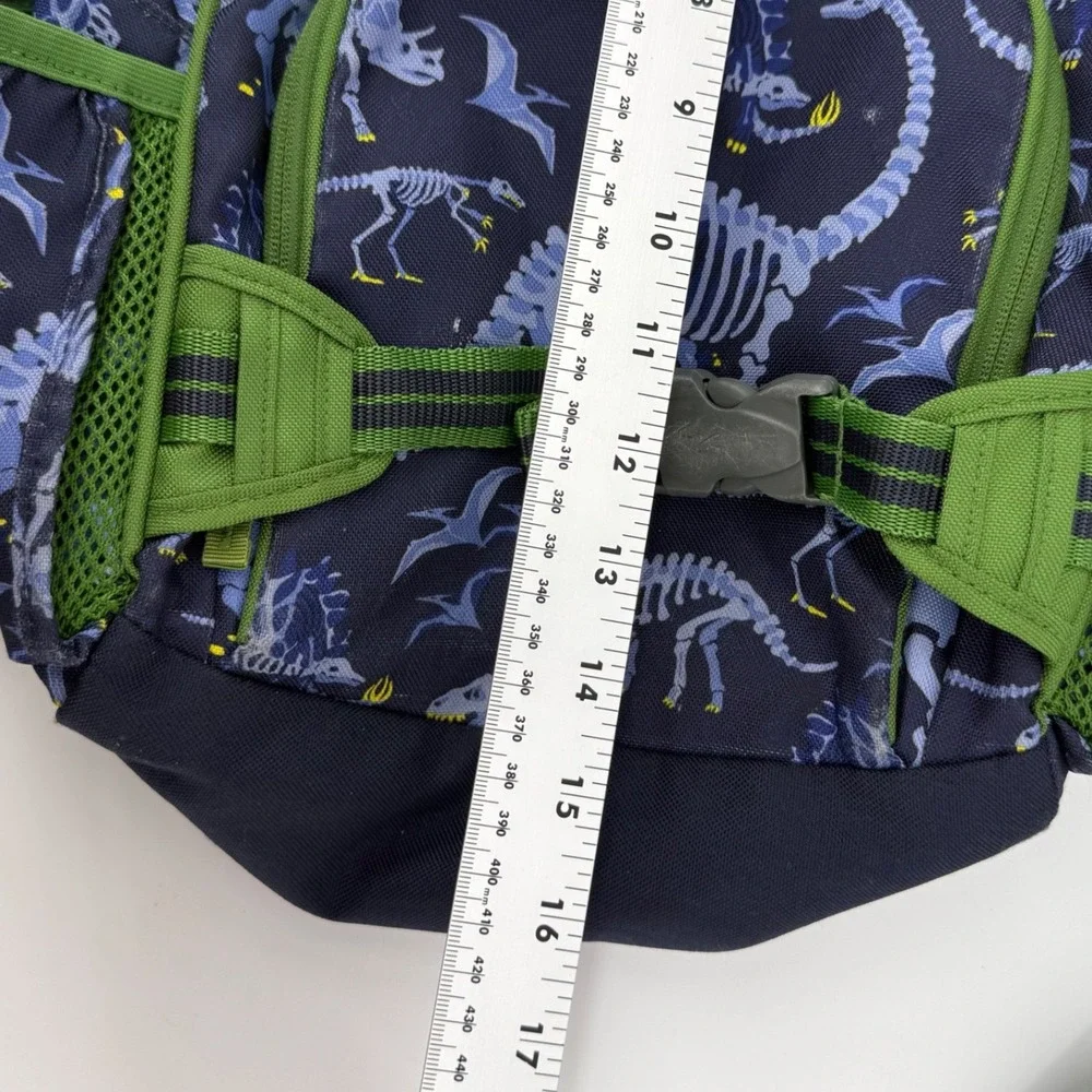 Pottery Barn Kids Mackenzie Dinosaur Skeleton Backpack Navy Green Small School